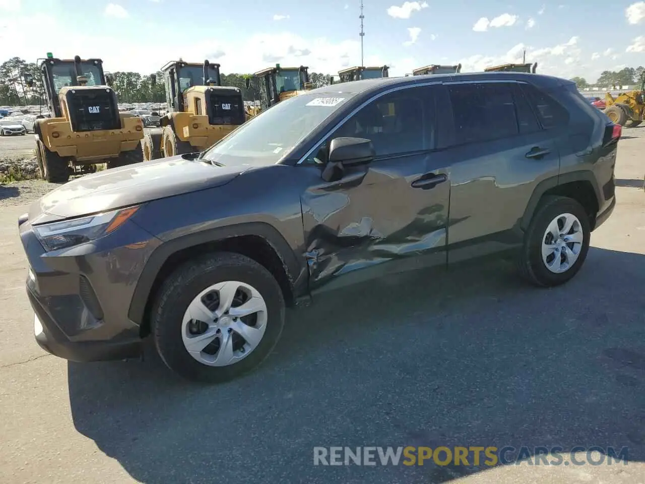 1 Photograph of a damaged car 2T3H1RFV8RW325057 TOYOTA RAV4 2024
