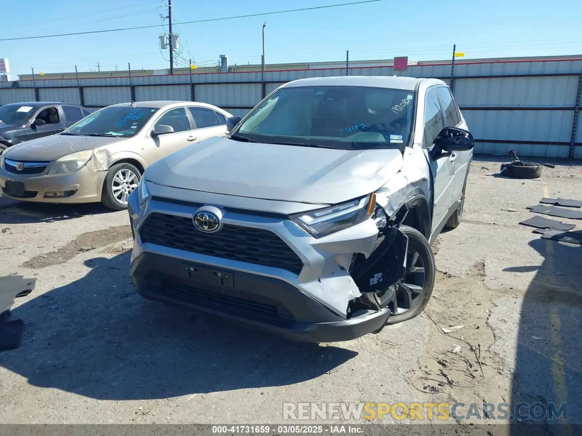 2 Photograph of a damaged car 2T3H1RFV9RW348024 TOYOTA RAV4 2024