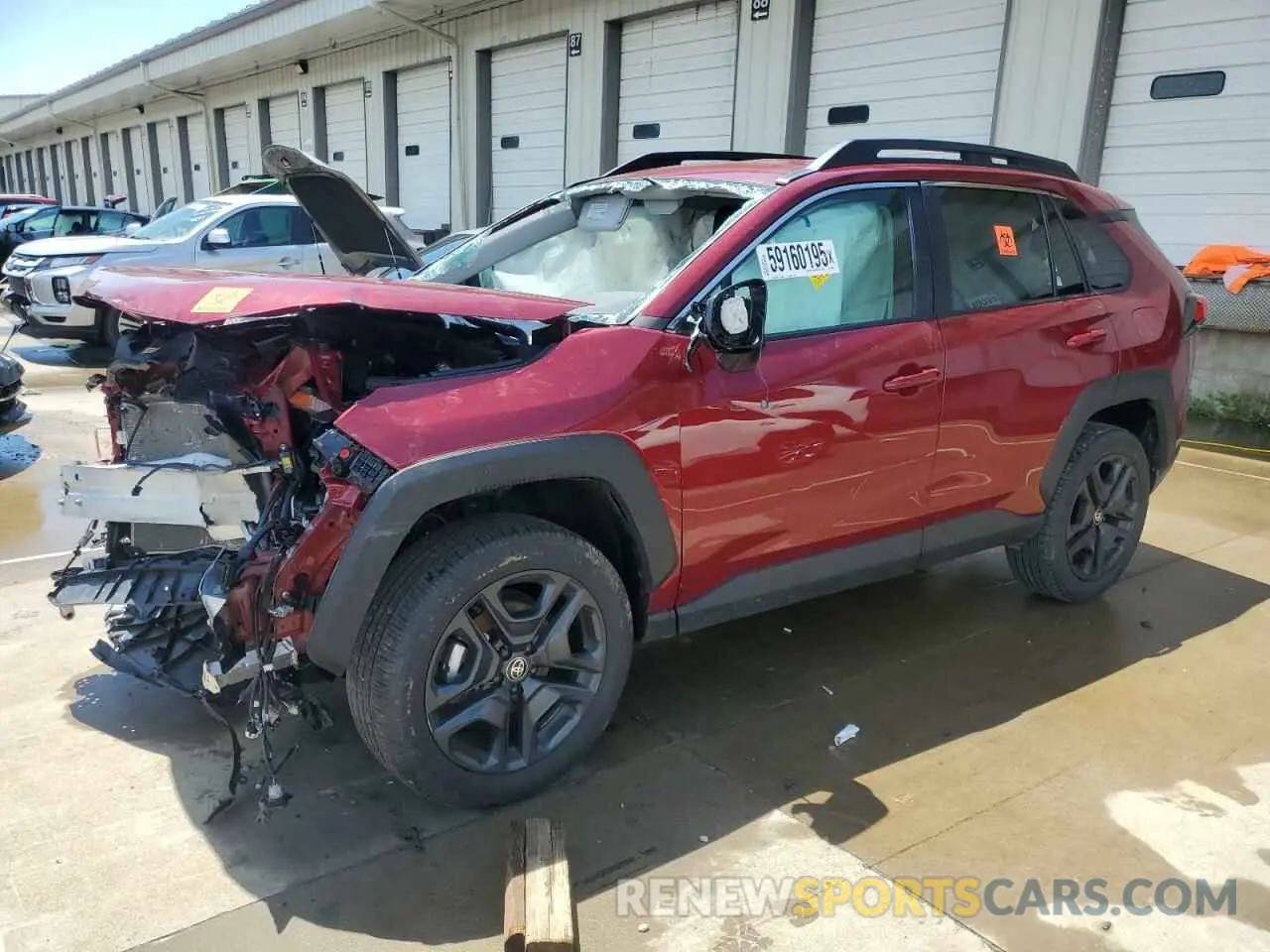 1 Photograph of a damaged car 2T3J1RFV0RW461264 TOYOTA RAV4 2024