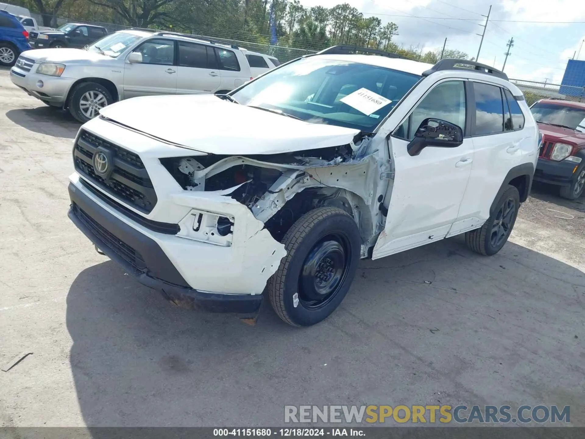 2 Photograph of a damaged car 2T3J1RFV1RW470698 TOYOTA RAV4 2024