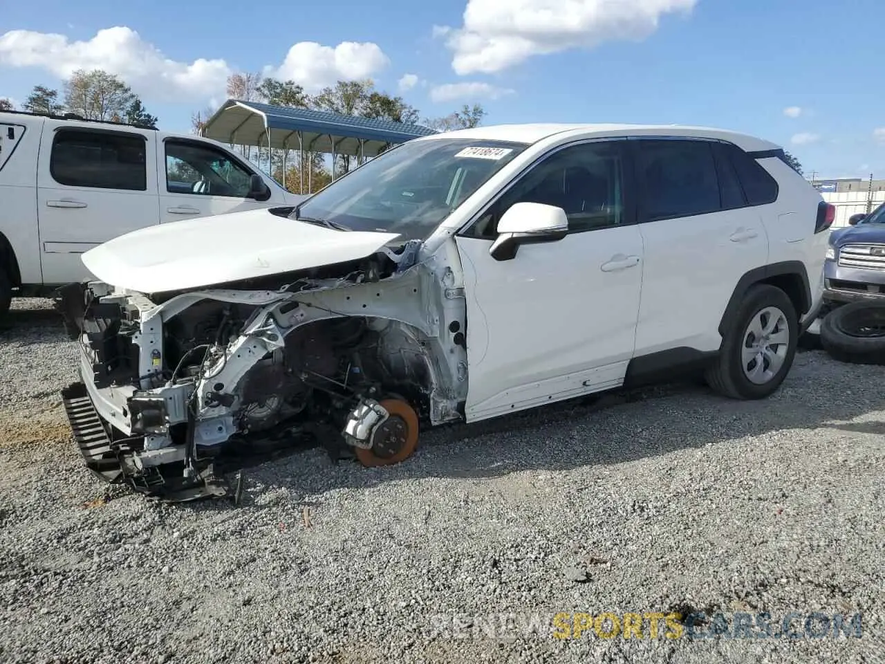 1 Photograph of a damaged car 2T3K1RFV1RW324063 TOYOTA RAV4 2024