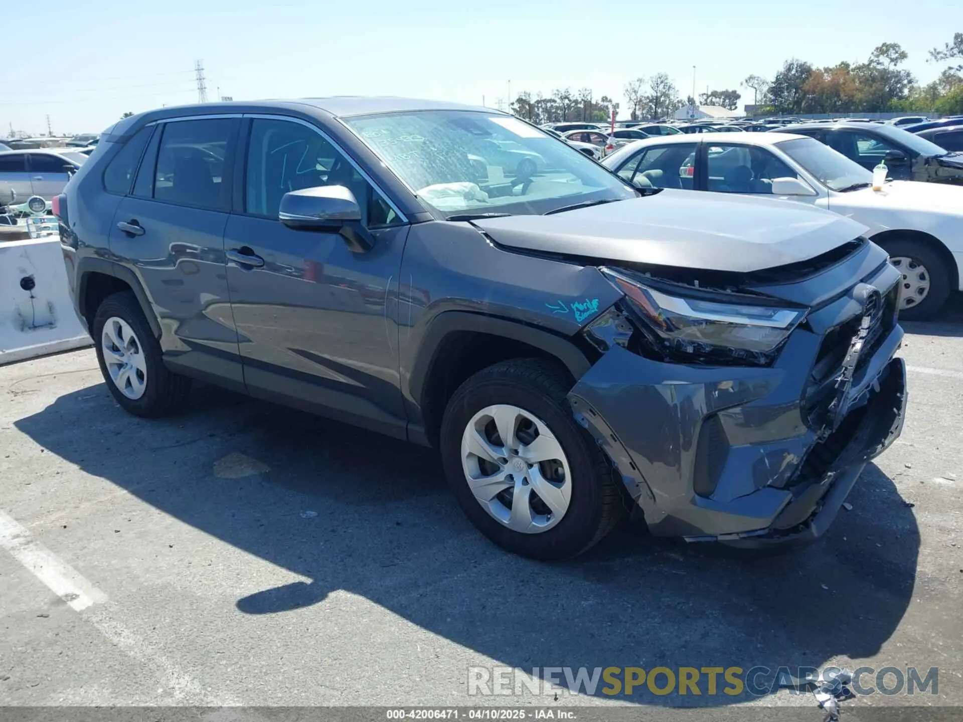 1 Photograph of a damaged car 2T3K1RFV2RW342491 TOYOTA RAV4 2024