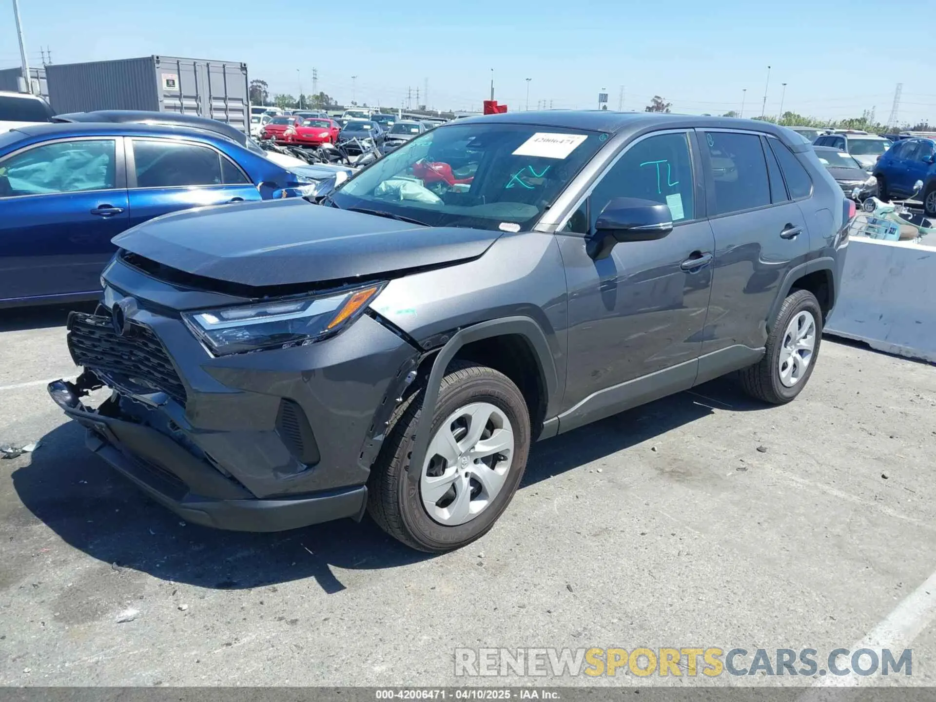 2 Photograph of a damaged car 2T3K1RFV2RW342491 TOYOTA RAV4 2024