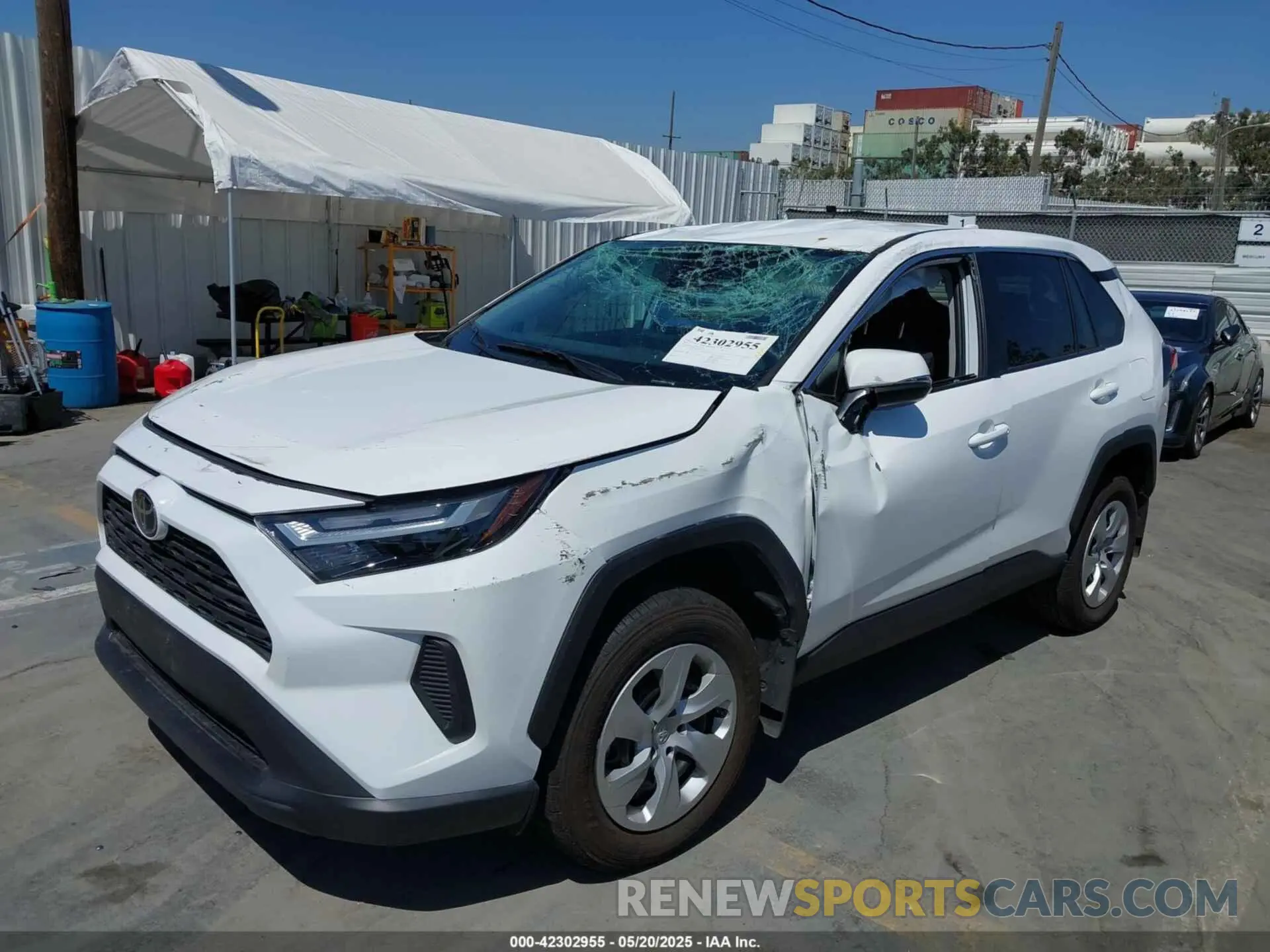 2 Photograph of a damaged car 2T3K1RFV5RW337477 TOYOTA RAV4 2024