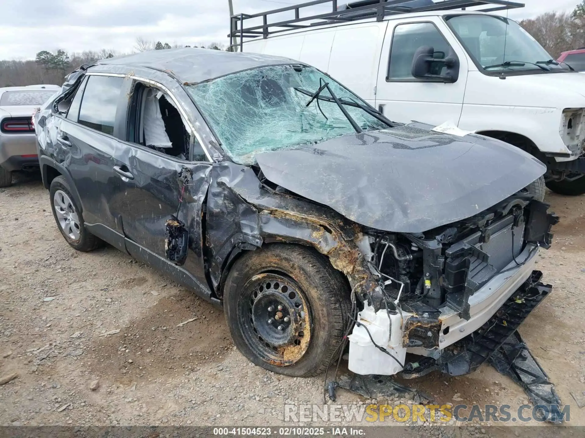 1 Photograph of a damaged car 2T3K1RFV7RC277770 TOYOTA RAV4 2024