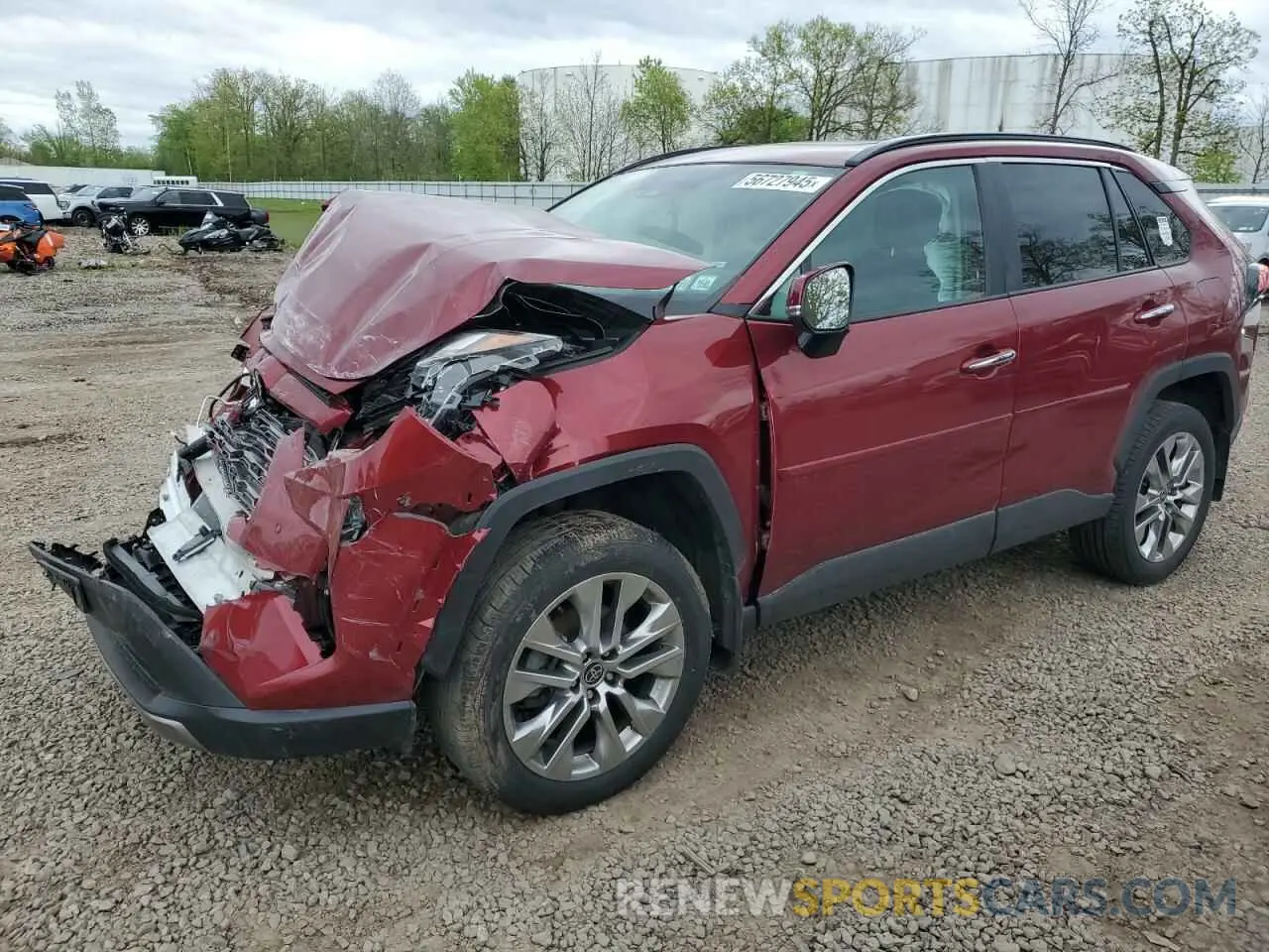 1 Photograph of a damaged car 2T3N1RFV0RW413488 TOYOTA RAV4 2024