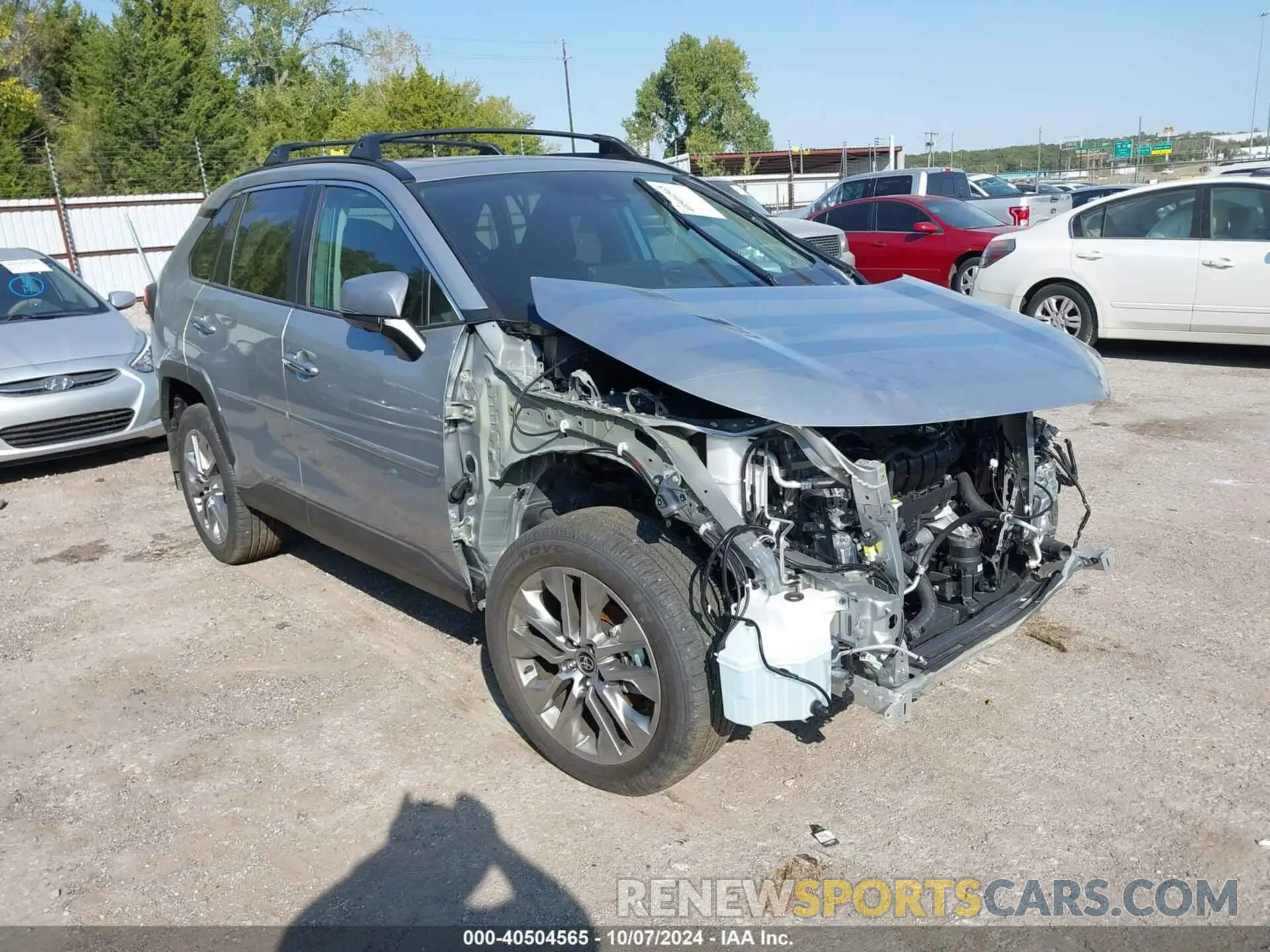 1 Photograph of a damaged car 2T3N1RFVXRW463198 TOYOTA RAV4 2024