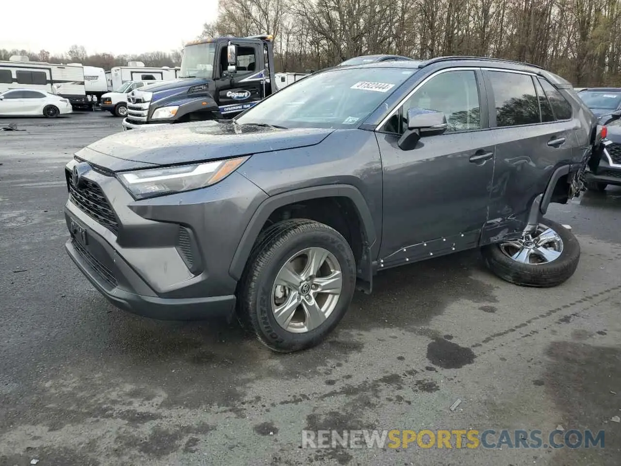 1 Photograph of a damaged car 2T3P1RFV0RC420385 TOYOTA RAV4 2024