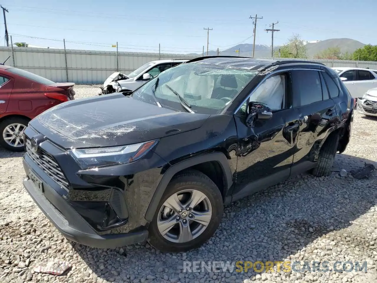 1 Photograph of a damaged car 2T3P1RFV2RC407413 TOYOTA RAV4 2024
