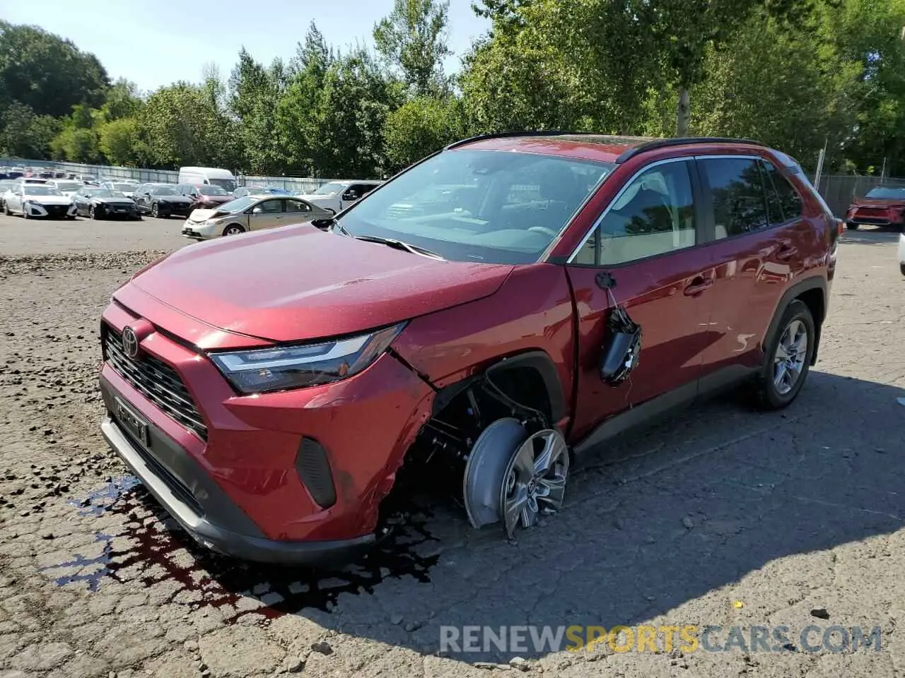 1 Photograph of a damaged car 2T3P1RFV2RW462815 TOYOTA RAV4 2024