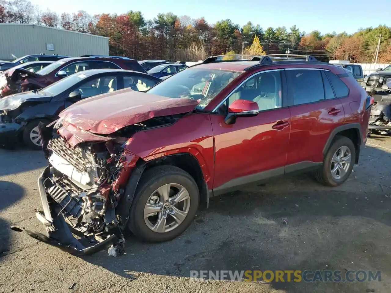 1 Photograph of a damaged car 2T3P1RFV3RW475296 TOYOTA RAV4 2024