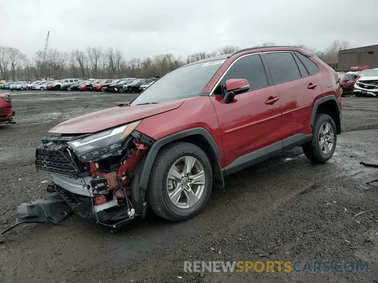 1 Photograph of a damaged car 2T3P1RFV4RW486968 TOYOTA RAV4 2024