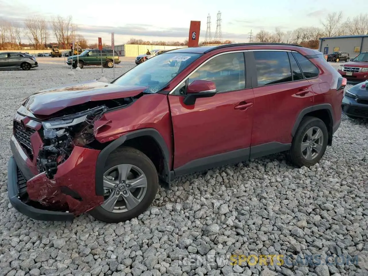 1 Photograph of a damaged car 2T3P1RFV7RW428126 TOYOTA RAV4 2024
