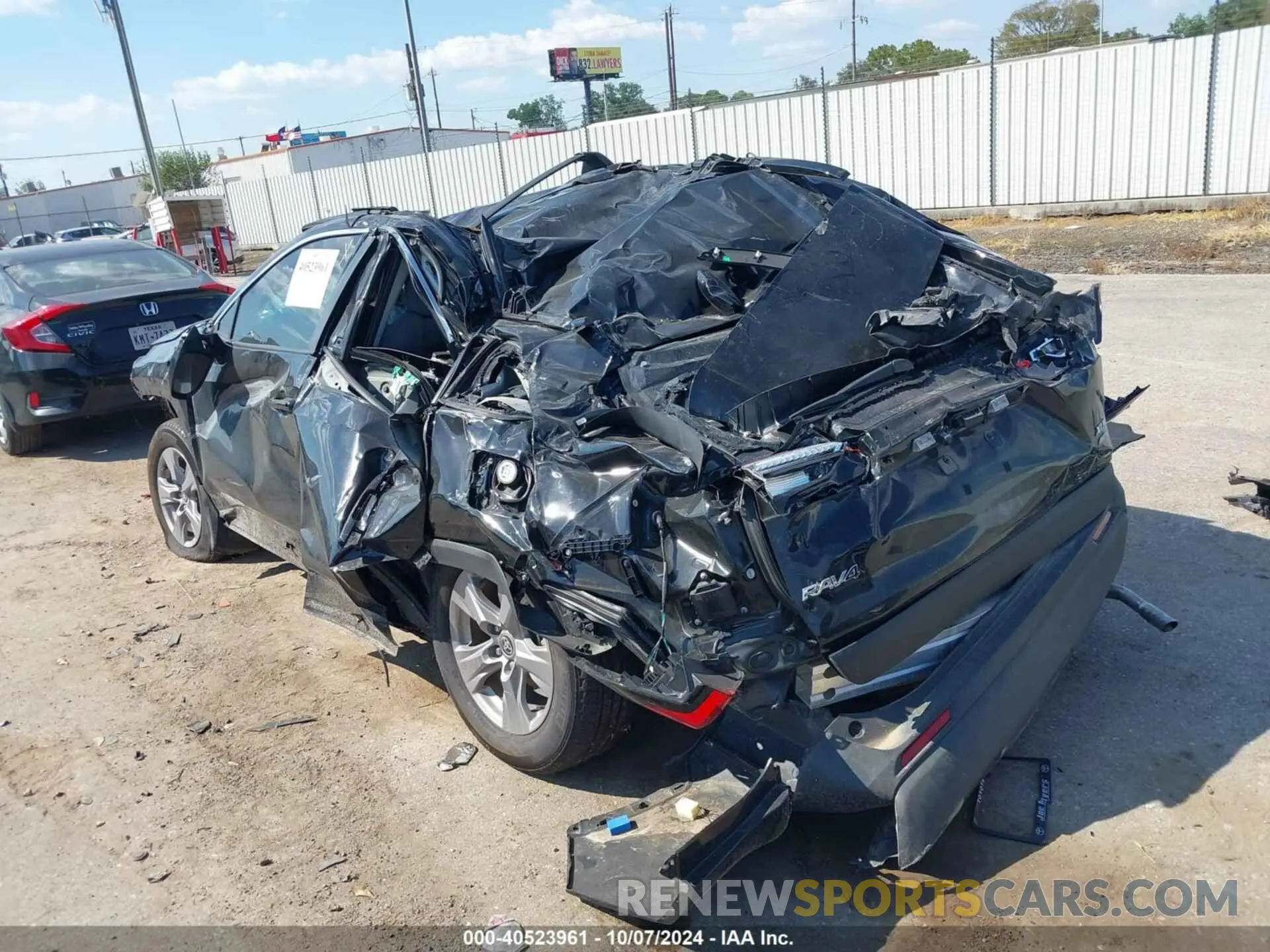 3 Photograph of a damaged car 2T3P1RFV8RC404080 TOYOTA RAV4 2024