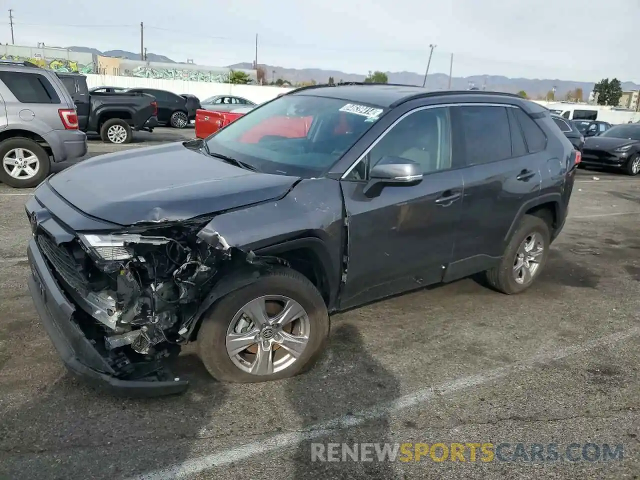 1 Photograph of a damaged car 2T3P1RFV8RC467566 TOYOTA RAV4 2024