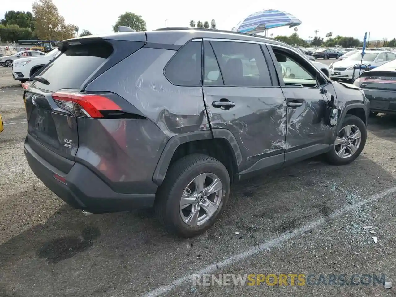 3 Photograph of a damaged car 2T3P1RFV8RC467566 TOYOTA RAV4 2024