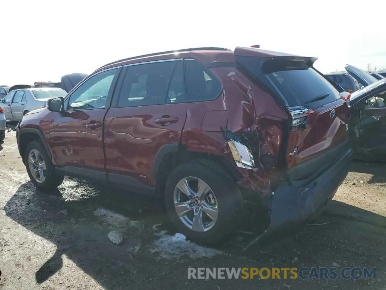 2 Photograph of a damaged car 2T3RWRFV3RW232744 TOYOTA RAV4 2024