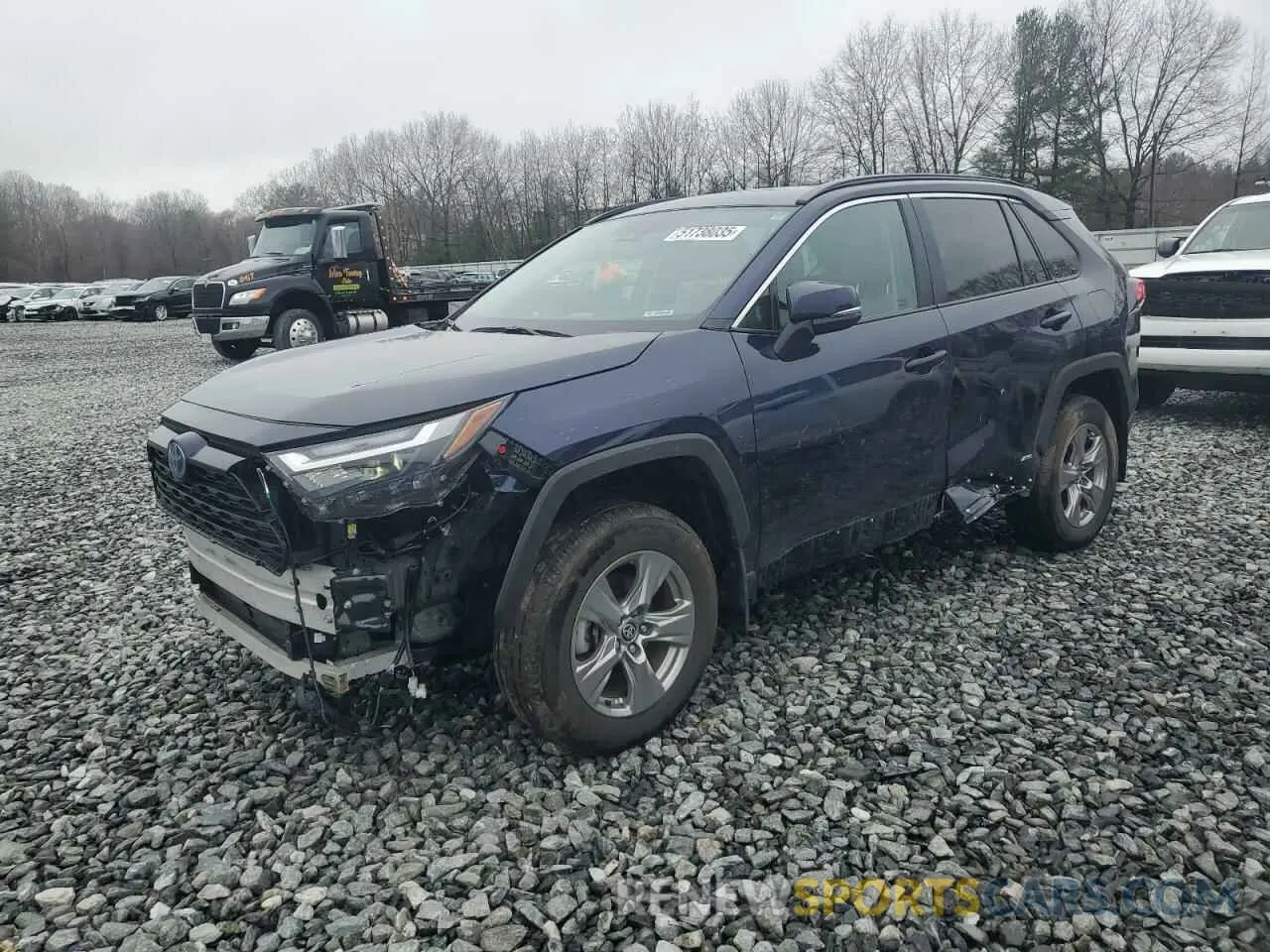 1 Photograph of a damaged car 2T3RWRFV4RW219002 TOYOTA RAV4 2024