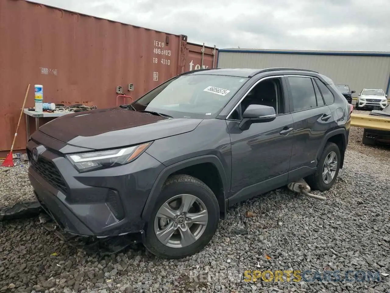 1 Photograph of a damaged car 2T3RWRFV4RW234499 TOYOTA RAV4 2024