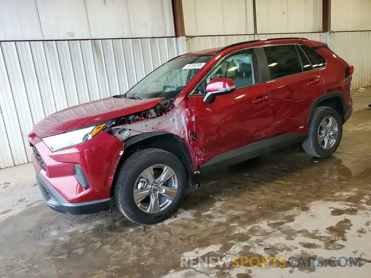 1 Photograph of a damaged car 2T3RWRFV7RW250745 TOYOTA RAV4 2024