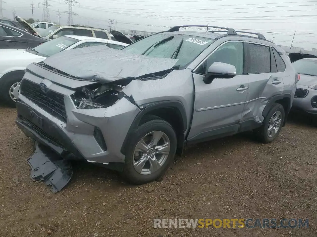 1 Photograph of a damaged car 2T3RWRFV8RW203739 TOYOTA RAV4 2024
