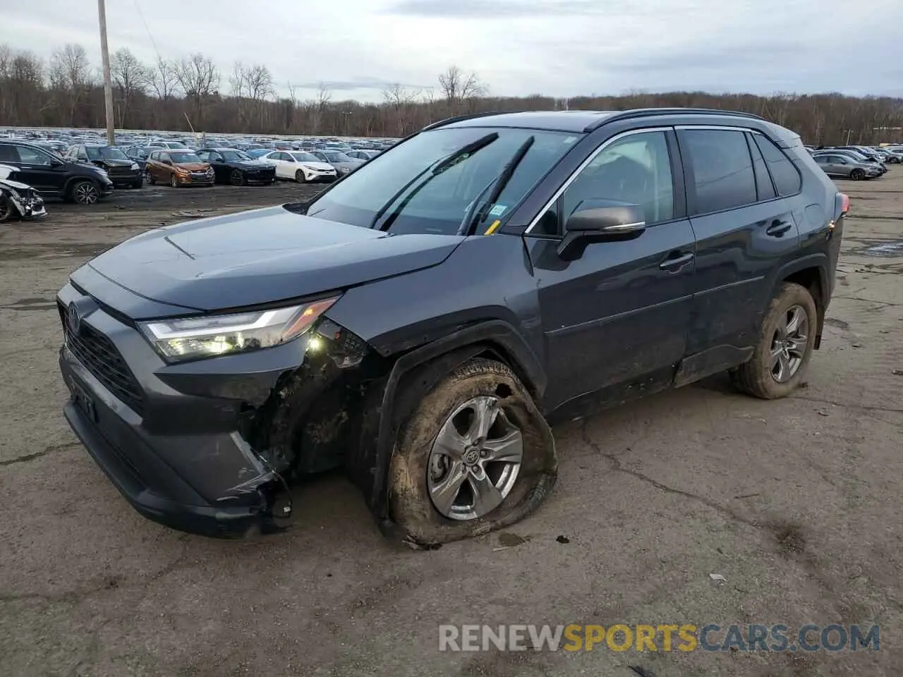1 Photograph of a damaged car 2T3RWRFV8RW217964 TOYOTA RAV4 2024