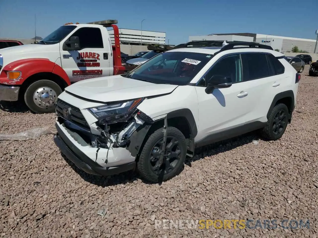 1 Photograph of a damaged car 2T3S1RFV9RW415680 TOYOTA RAV4 2024