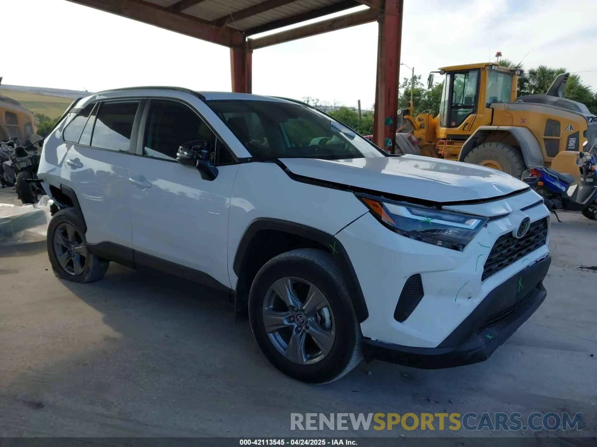 1 Photograph of a damaged car 2T3W1RFV1RC253885 TOYOTA RAV4 2024
