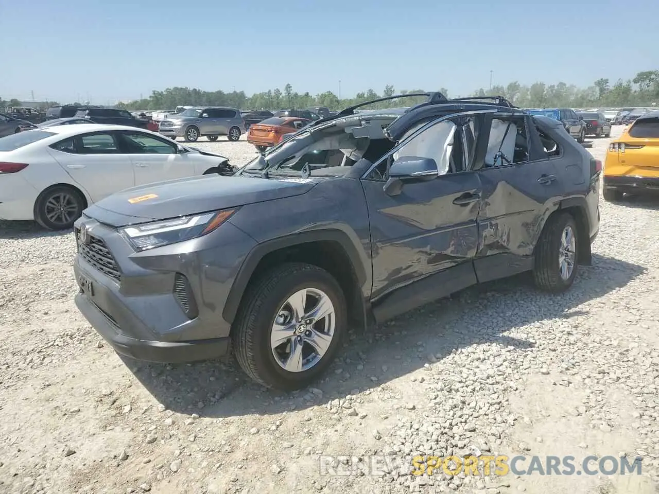 1 Photograph of a damaged car 2T3W1RFV2RC279167 TOYOTA RAV4 2024
