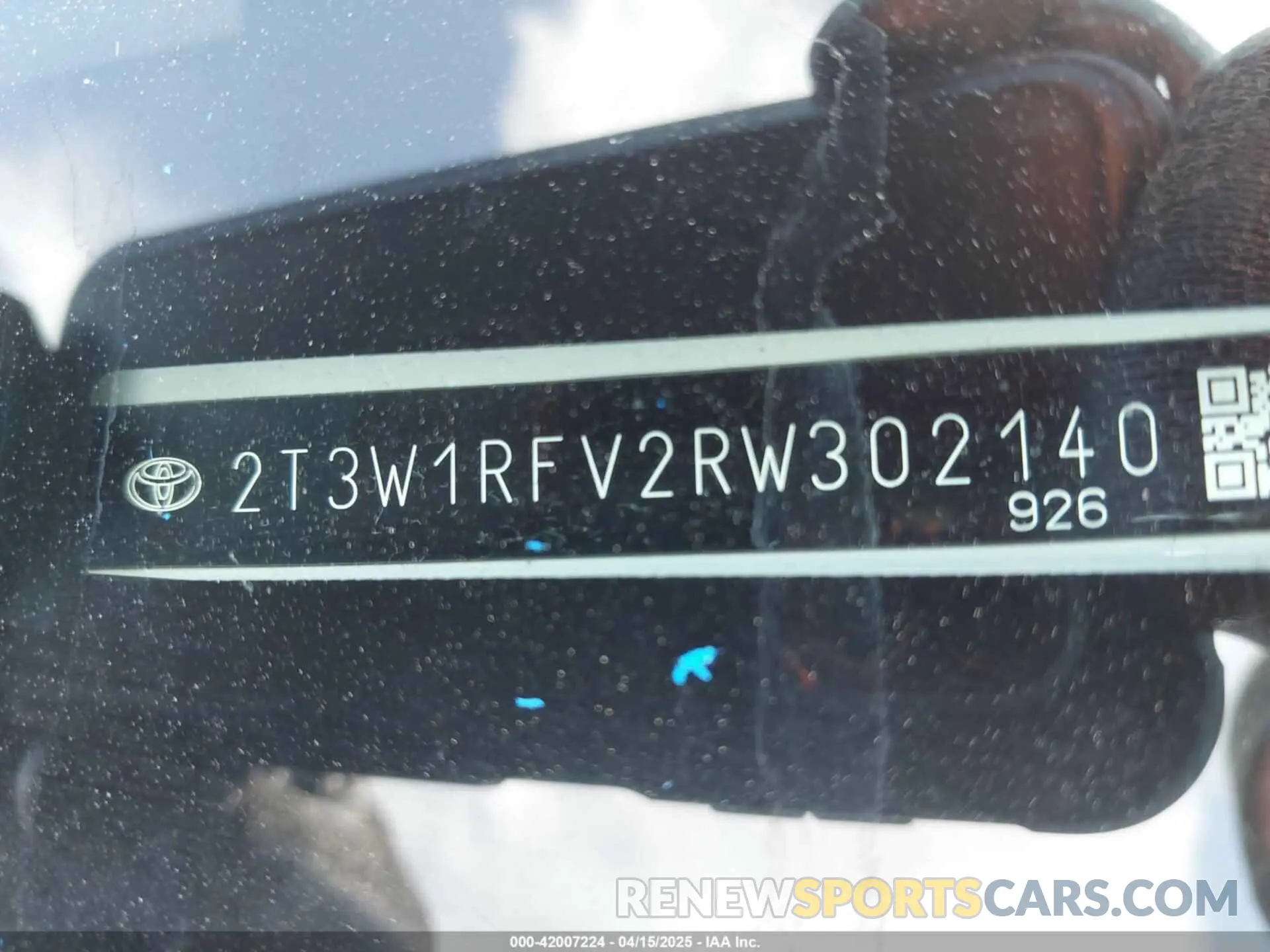 9 Photograph of a damaged car 2T3W1RFV2RW302140 TOYOTA RAV4 2024