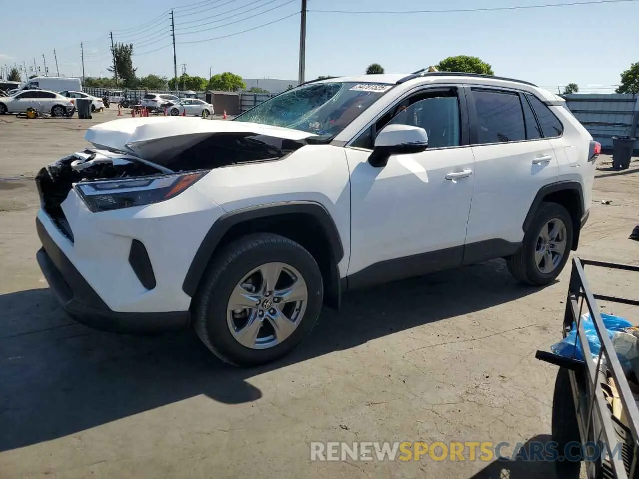 1 Photograph of a damaged car 2T3W1RFV3RC266587 TOYOTA RAV4 2024