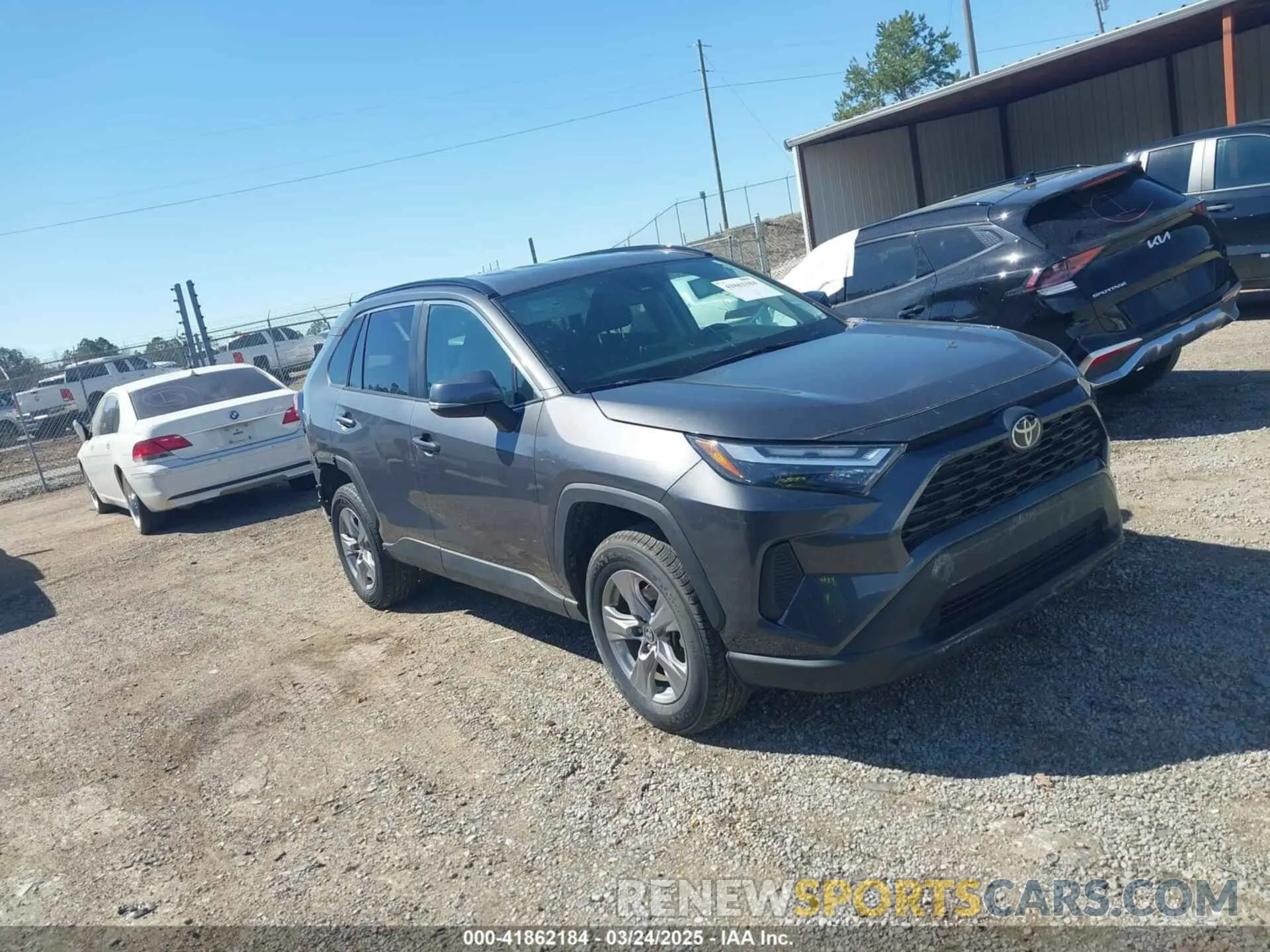 1 Photograph of a damaged car 2T3W1RFV3RW308075 TOYOTA RAV4 2024