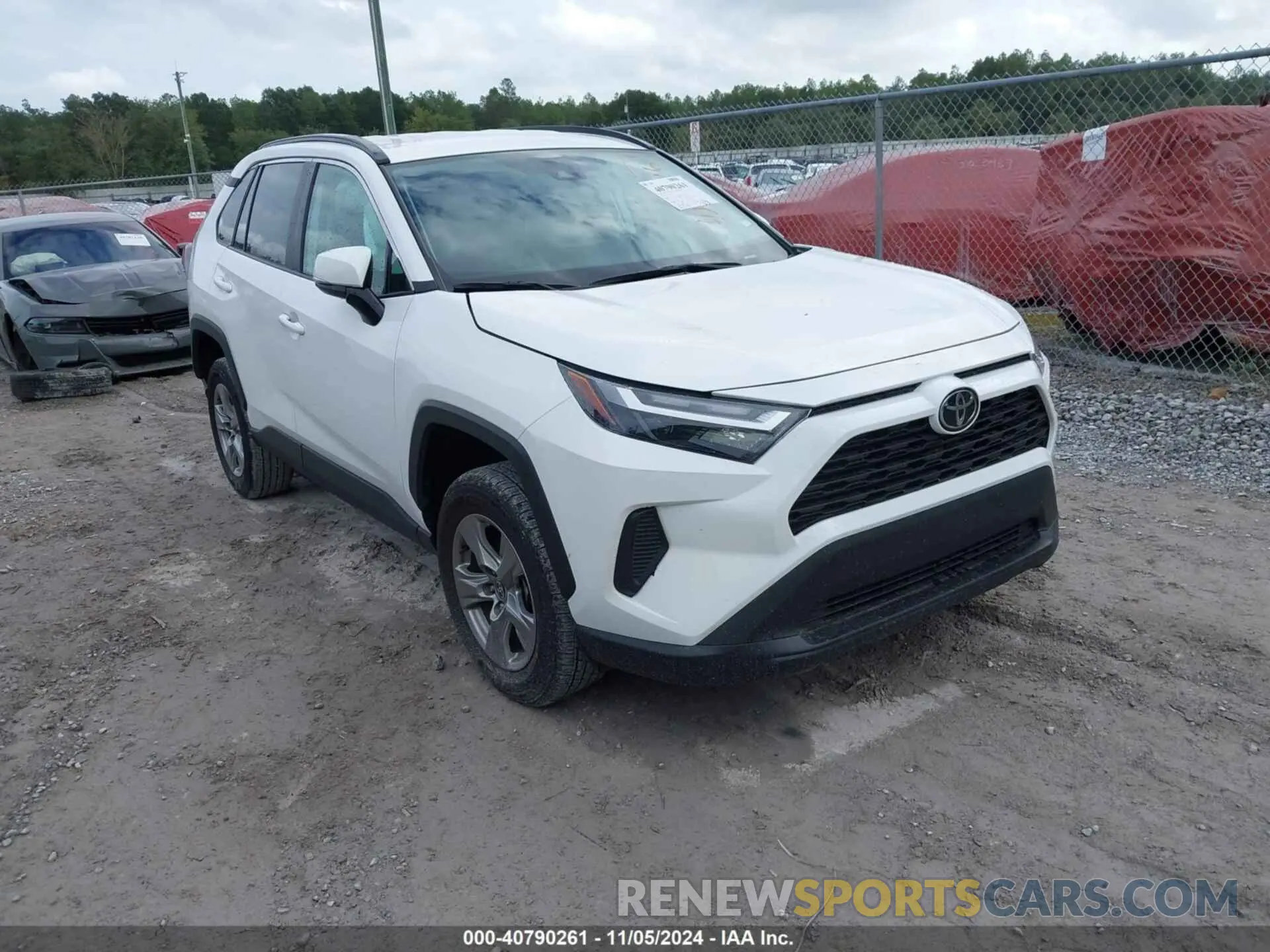 1 Photograph of a damaged car 2T3W1RFV3RW313230 TOYOTA RAV4 2024