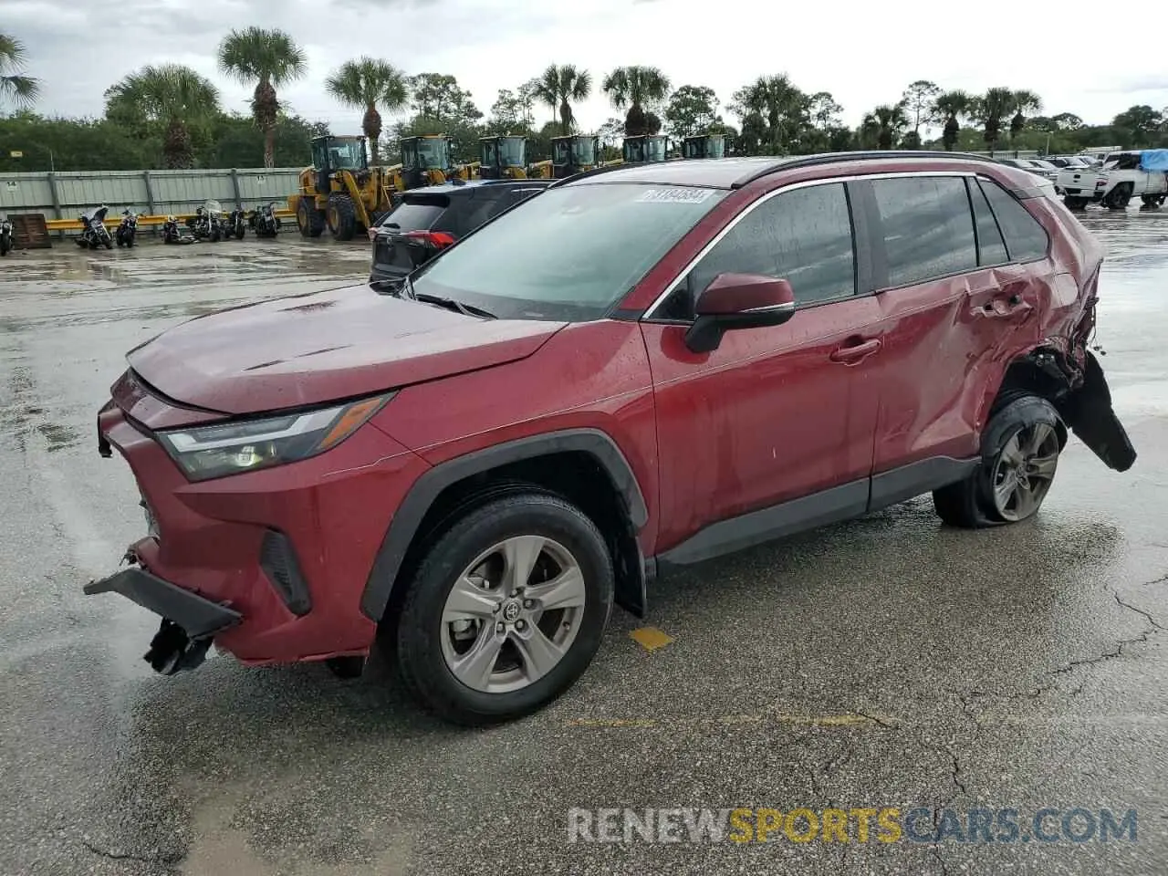 1 Photograph of a damaged car 2T3W1RFV3RW332456 TOYOTA RAV4 2024