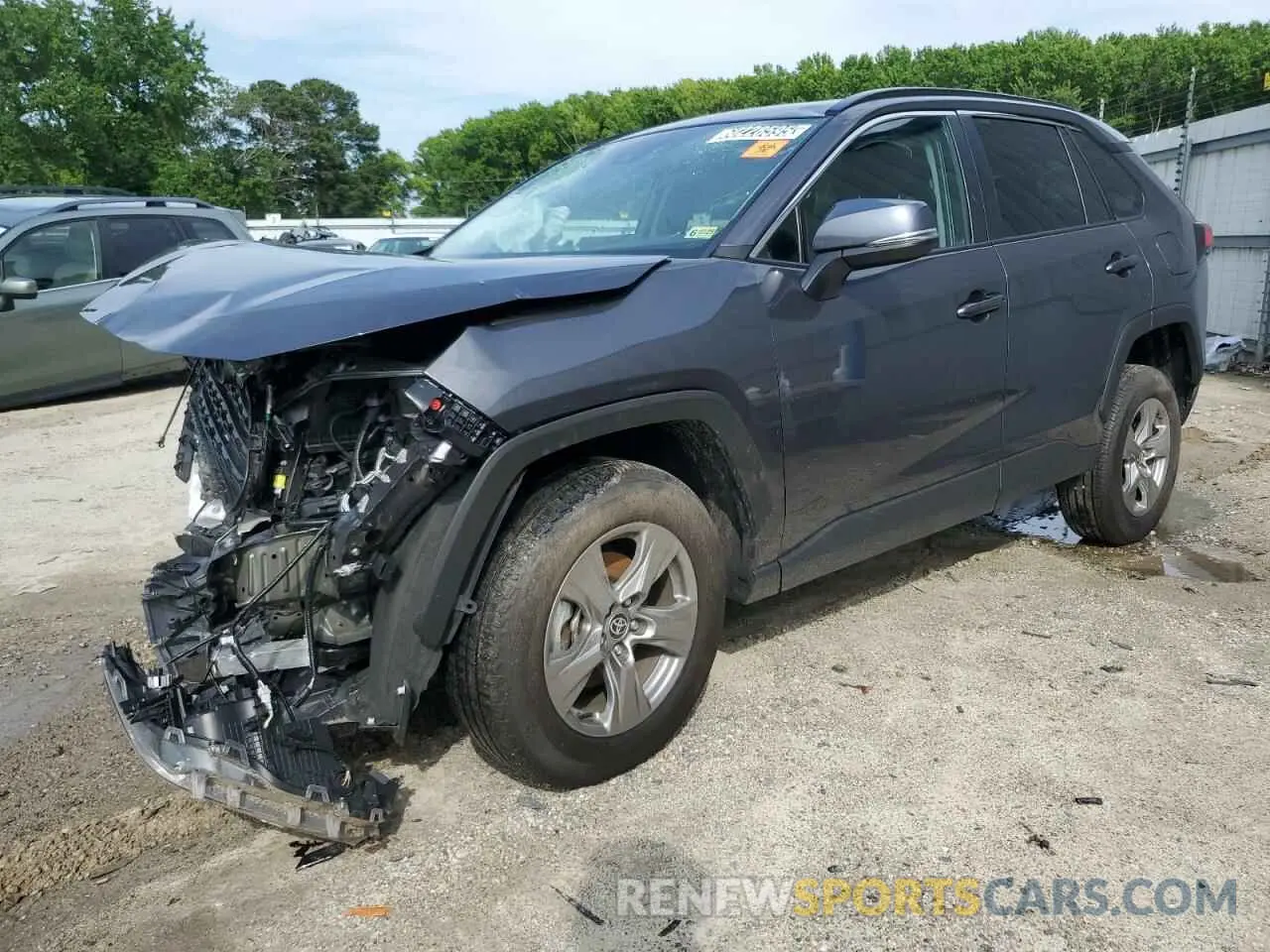 1 Photograph of a damaged car 2T3W1RFV4RW334359 TOYOTA RAV4 2024