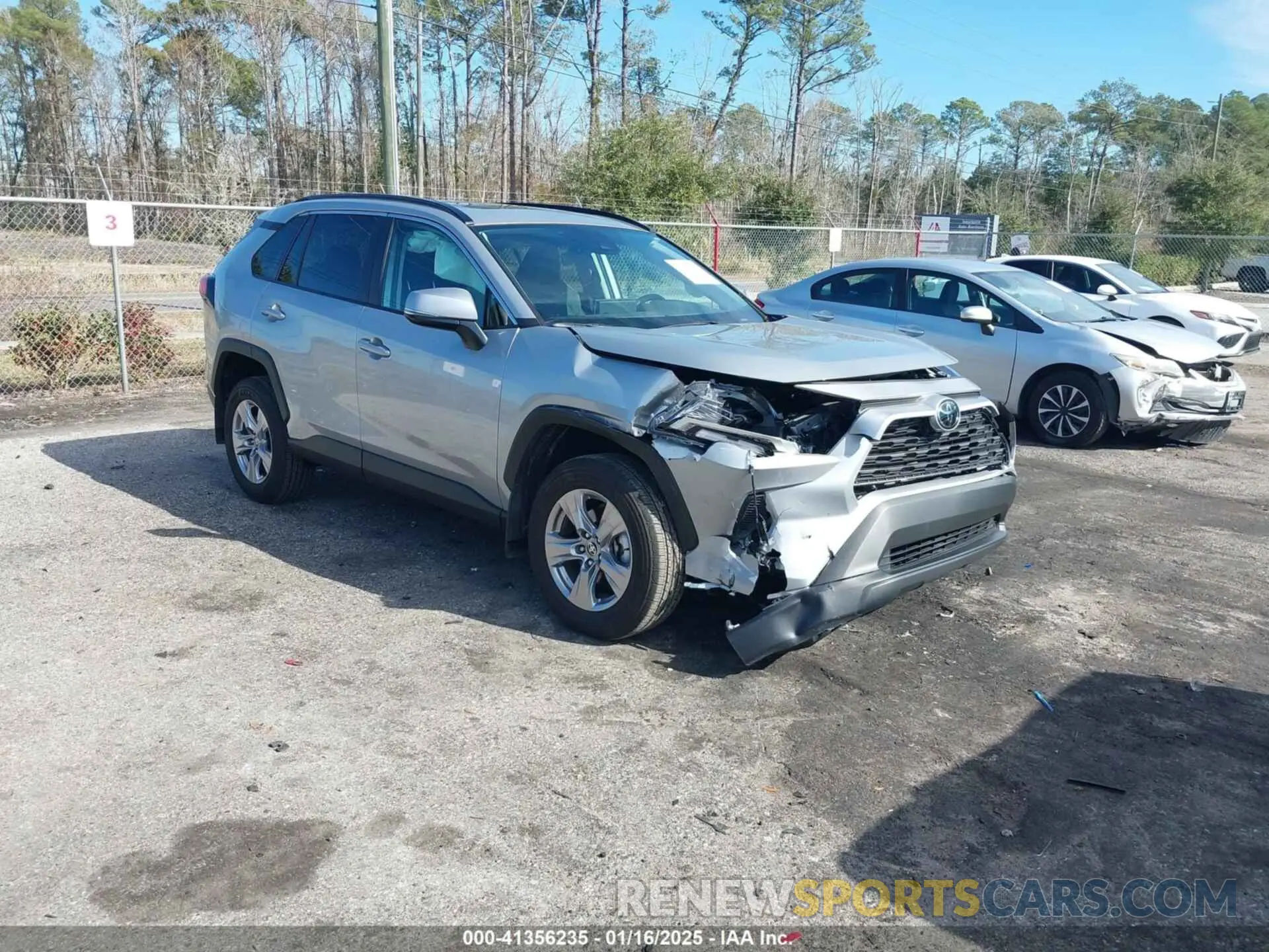 1 Photograph of a damaged car 2T3W1RFV4RW343367 TOYOTA RAV4 2024