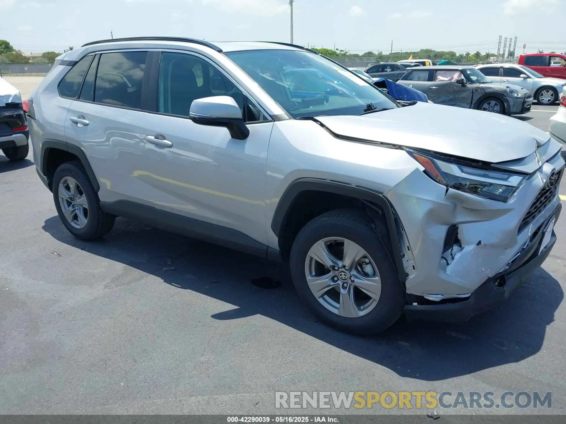 1 Photograph of a damaged car 2T3W1RFV5RC284394 TOYOTA RAV4 2024