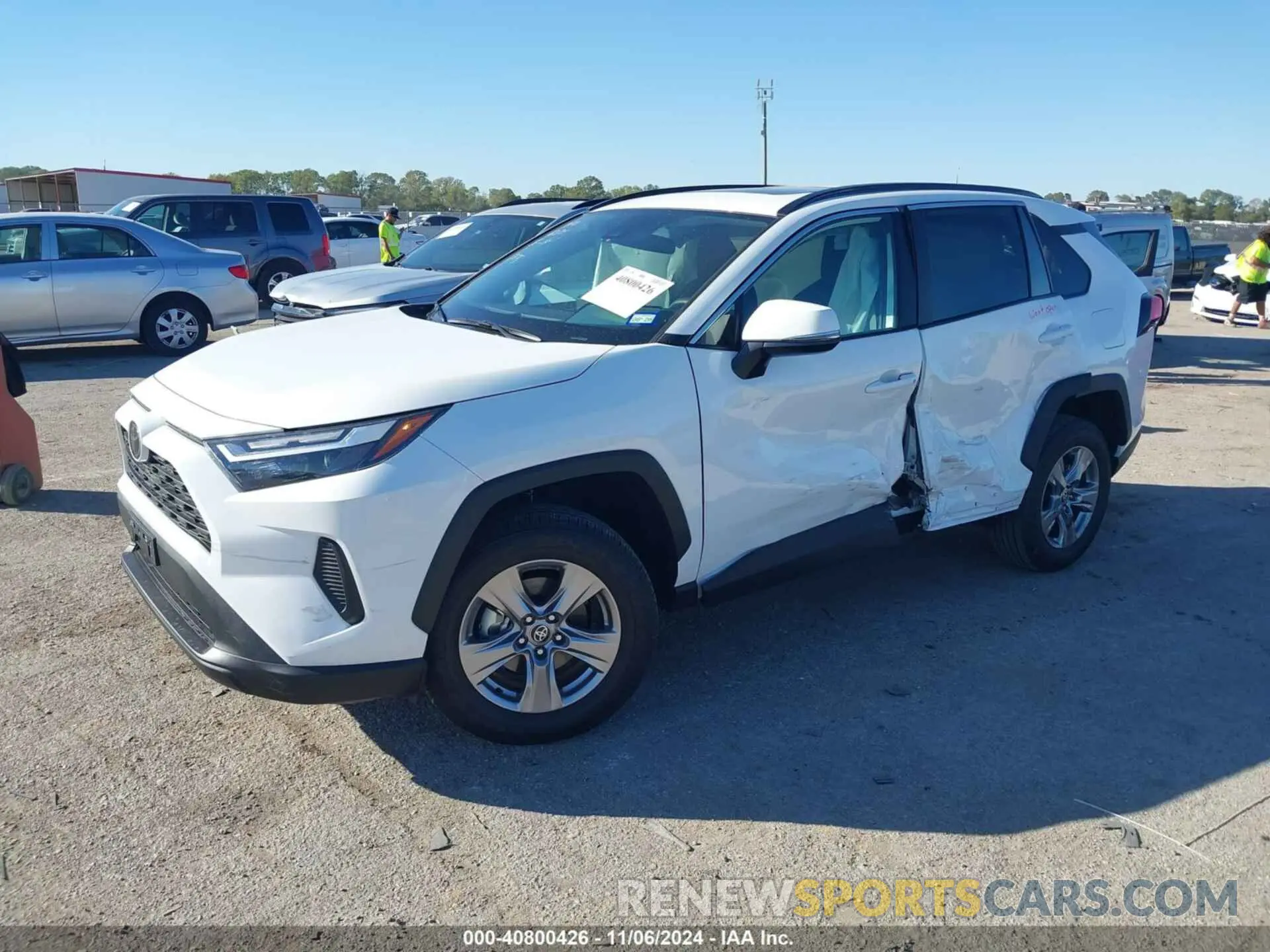 2 Photograph of a damaged car 2T3W1RFV5RC293175 TOYOTA RAV4 2024
