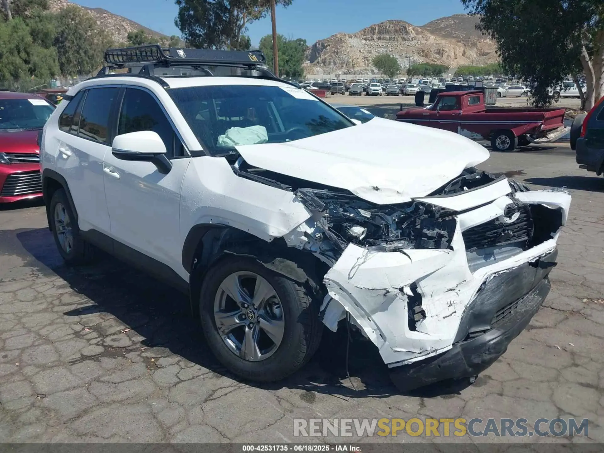 1 Photograph of a damaged car 2T3W1RFV5RW304139 TOYOTA RAV4 2024