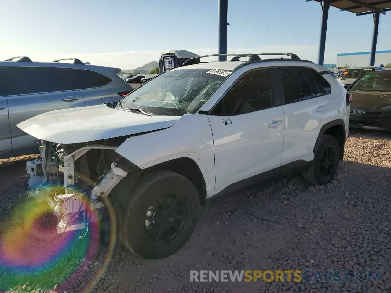 1 Photograph of a damaged car 2T3W1RFV6RW340583 TOYOTA RAV4 2024