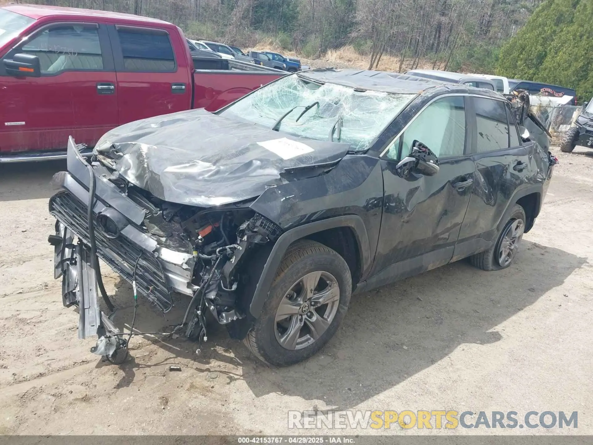 2 Photograph of a damaged car 2T3W1RFV8RC263524 TOYOTA RAV4 2024