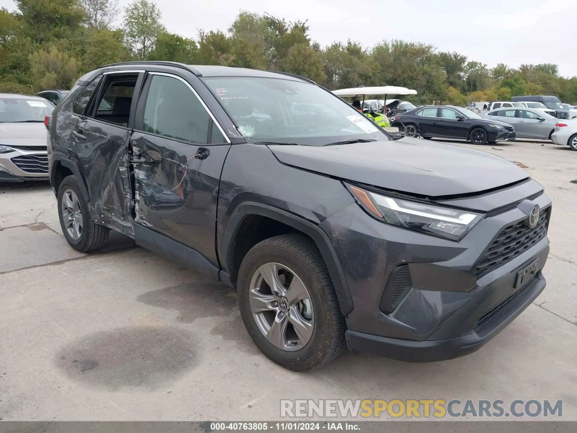 1 Photograph of a damaged car 2T3W1RFV9RW334499 TOYOTA RAV4 2024