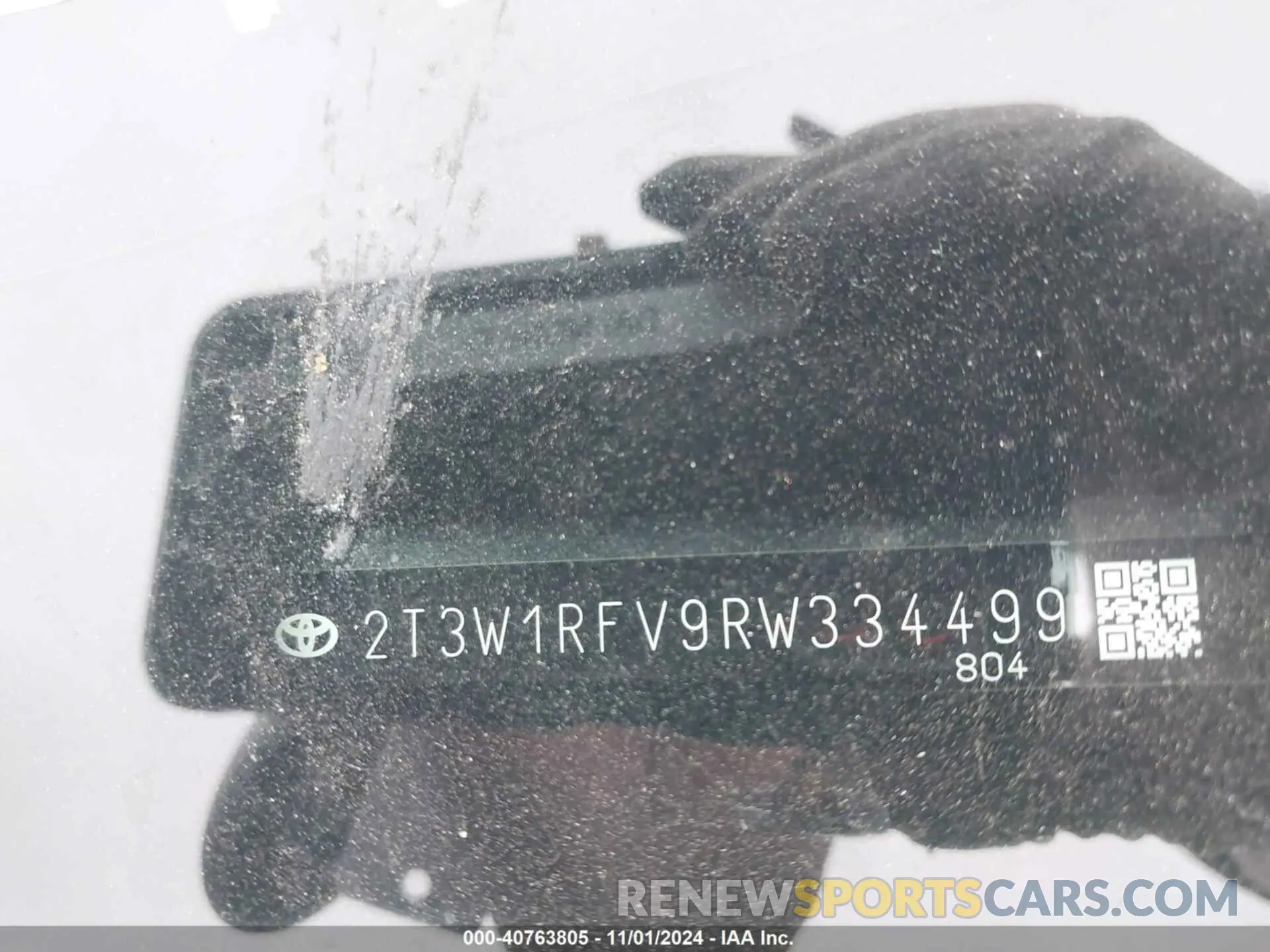 9 Photograph of a damaged car 2T3W1RFV9RW334499 TOYOTA RAV4 2024