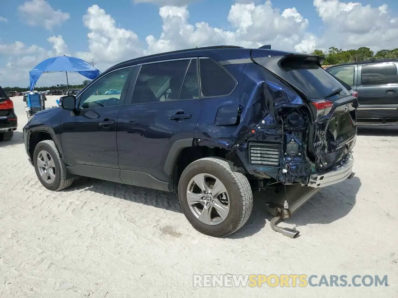 2 Photograph of a damaged car 2T3W1RFV9RW343803 TOYOTA RAV4 2024