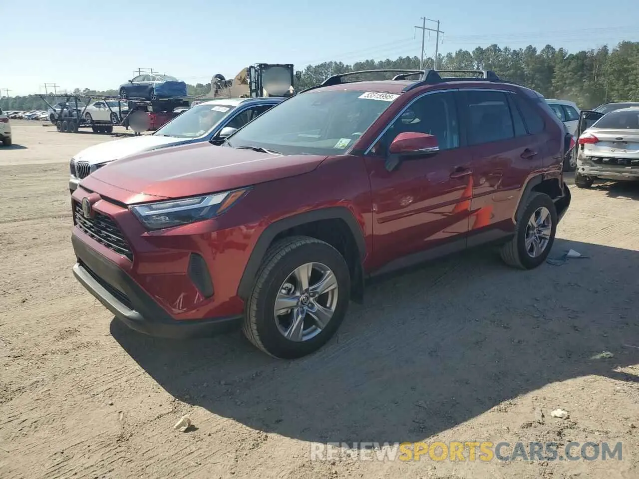 1 Photograph of a damaged car 2T3W1RFV9RW345826 TOYOTA RAV4 2024