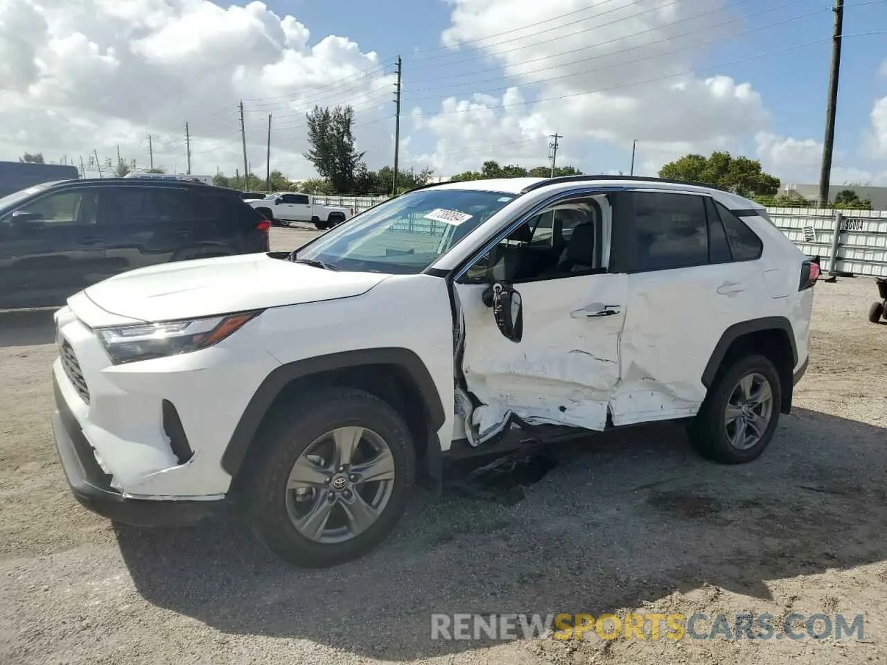 1 Photograph of a damaged car 2T3W1RFVXRC263699 TOYOTA RAV4 2024
