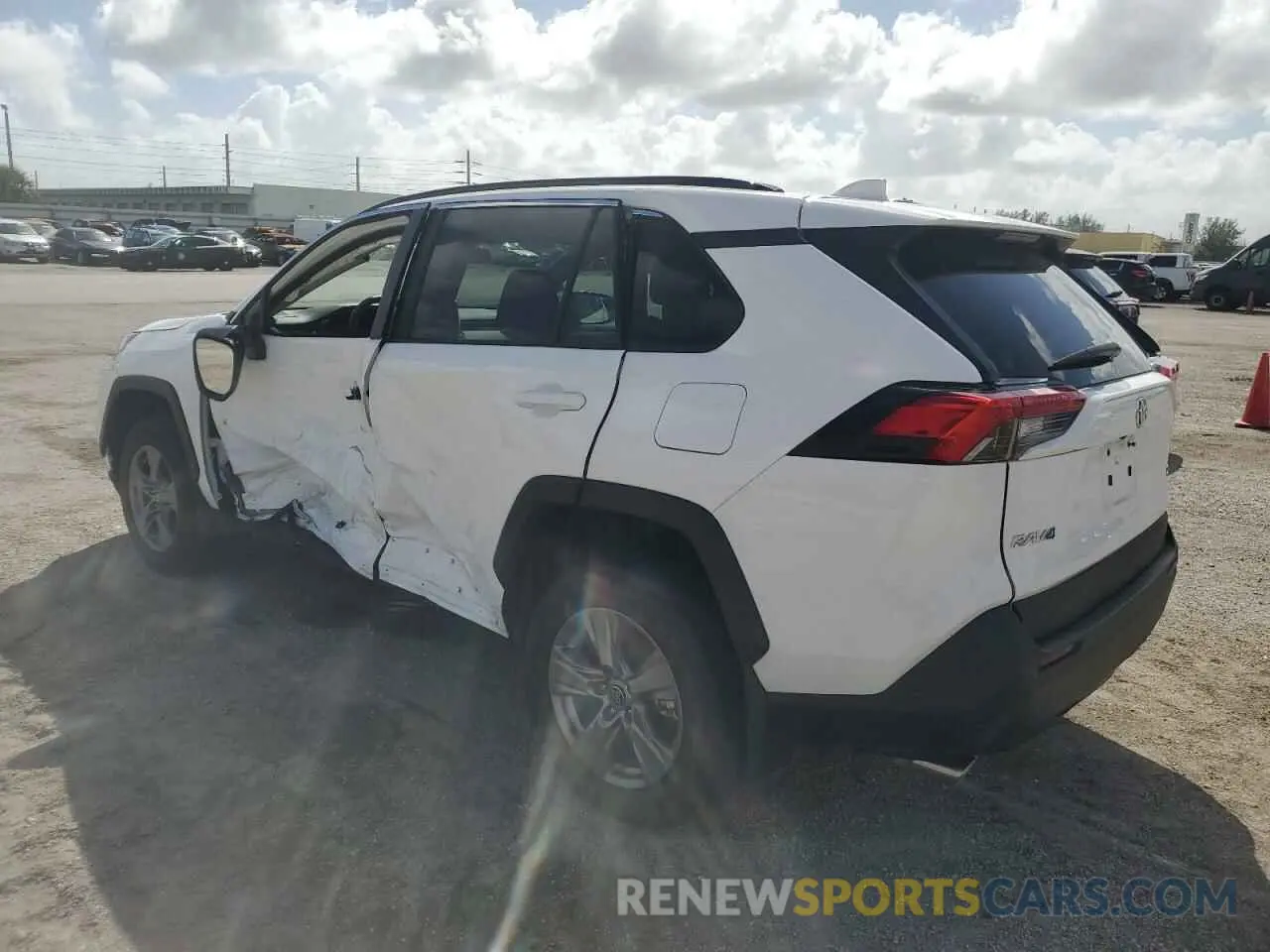 2 Photograph of a damaged car 2T3W1RFVXRC263699 TOYOTA RAV4 2024