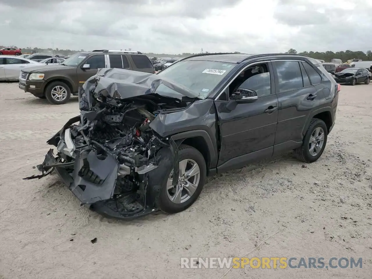 1 Photograph of a damaged car 2T3W1RFVXRC288683 TOYOTA RAV4 2024
