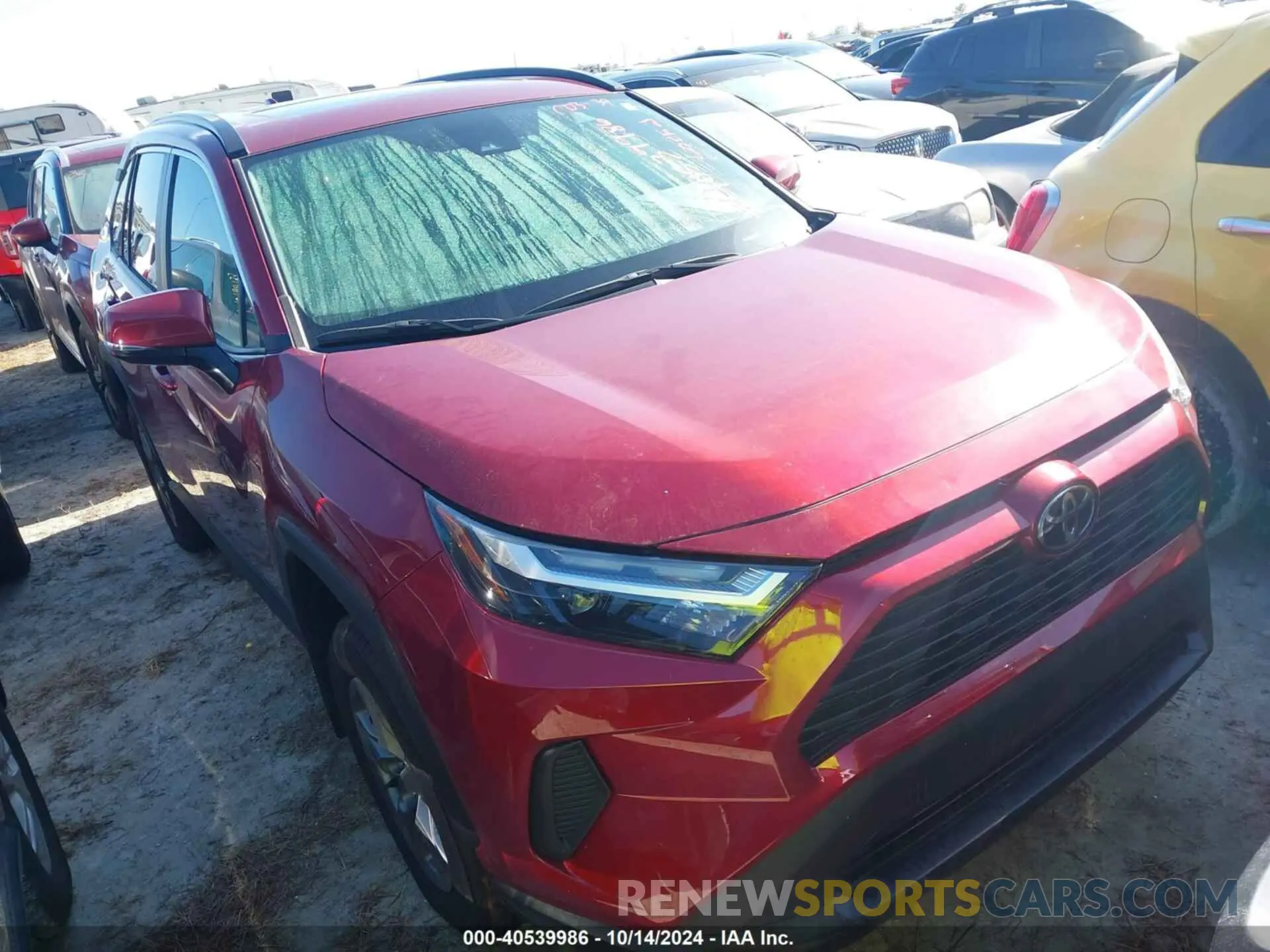 1 Photograph of a damaged car 2T3W1RFVXRW315430 TOYOTA RAV4 2024