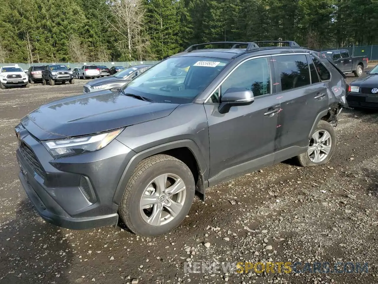 1 Photograph of a damaged car 2T3W1RFVXRW350176 TOYOTA RAV4 2024